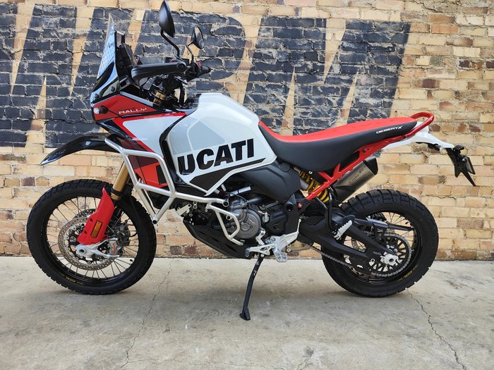 2024 DUCATI DESERT X RALLY DUAL PURPOSE BIANCO TRICOLOR