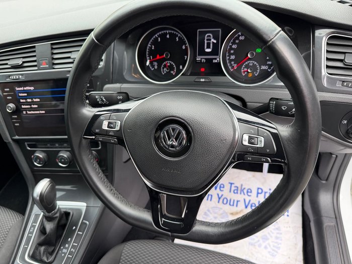 2017 Volkswagen Golf 110TSI Trendline 7.5 MY17 Pure White