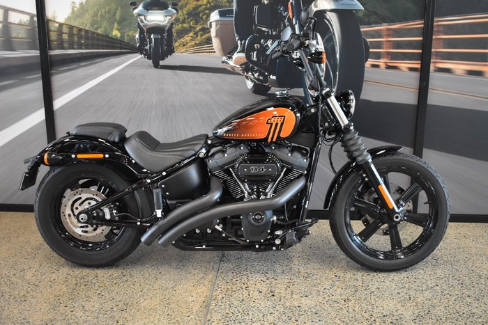 2022 Harley-davidson FXBBS STREET BOB (114) VIVID BLACK