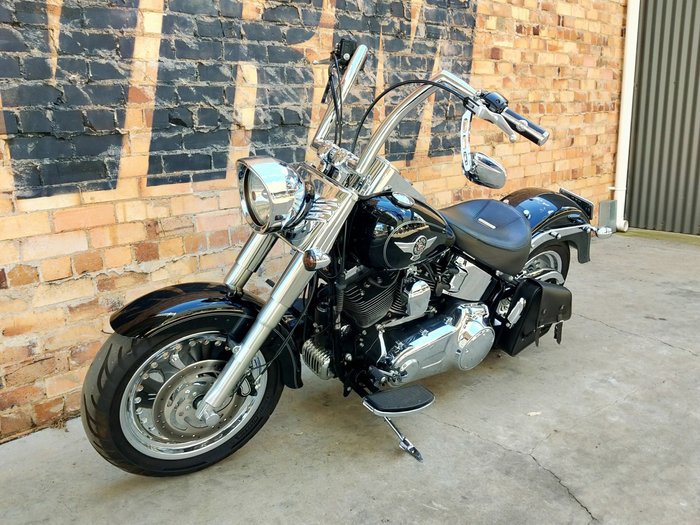 2011 HARLEY-DAVIDSON FAT BOY 103 (FLSTF) ROAD BLACK