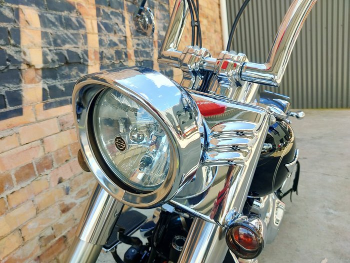 2011 HARLEY-DAVIDSON FAT BOY 103 (FLSTF) ROAD BLACK