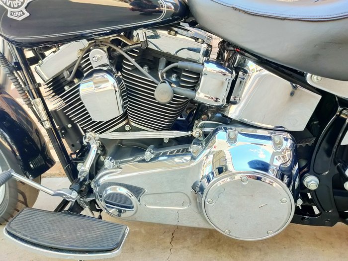 2011 HARLEY-DAVIDSON FAT BOY 103 (FLSTF) ROAD BLACK