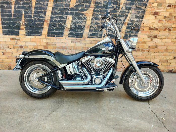 2011 HARLEY-DAVIDSON FAT BOY 103 (FLSTF) ROAD BLACK