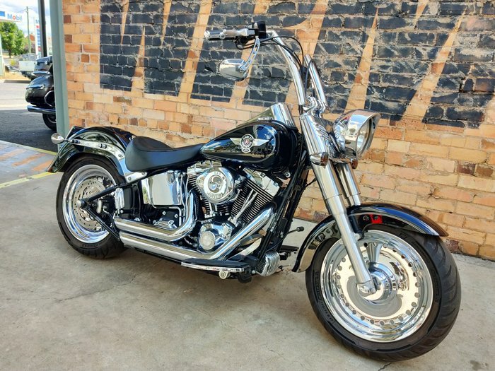 2011 HARLEY-DAVIDSON FAT BOY 103 (FLSTF) ROAD BLACK