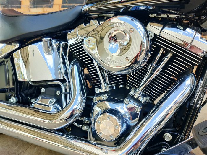 2011 HARLEY-DAVIDSON FAT BOY 103 (FLSTF) ROAD BLACK