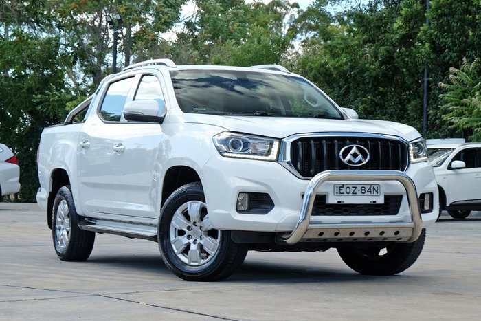 2021 LDV T60 PRO SK8C 4X4 Dual Range Blanc White