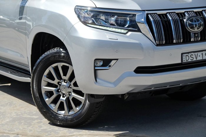2017 Toyota Landcruiser Prado Kakadu GDJ150R 4X4 Dual Range Silver Pearl