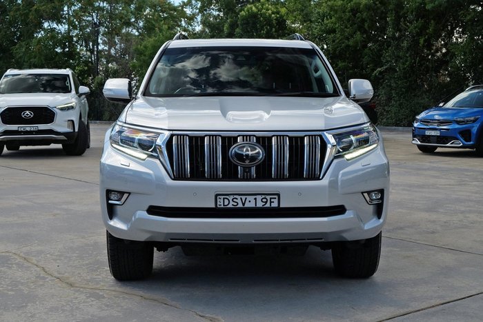 2017 Toyota Landcruiser Prado Kakadu GDJ150R 4X4 Dual Range Silver Pearl