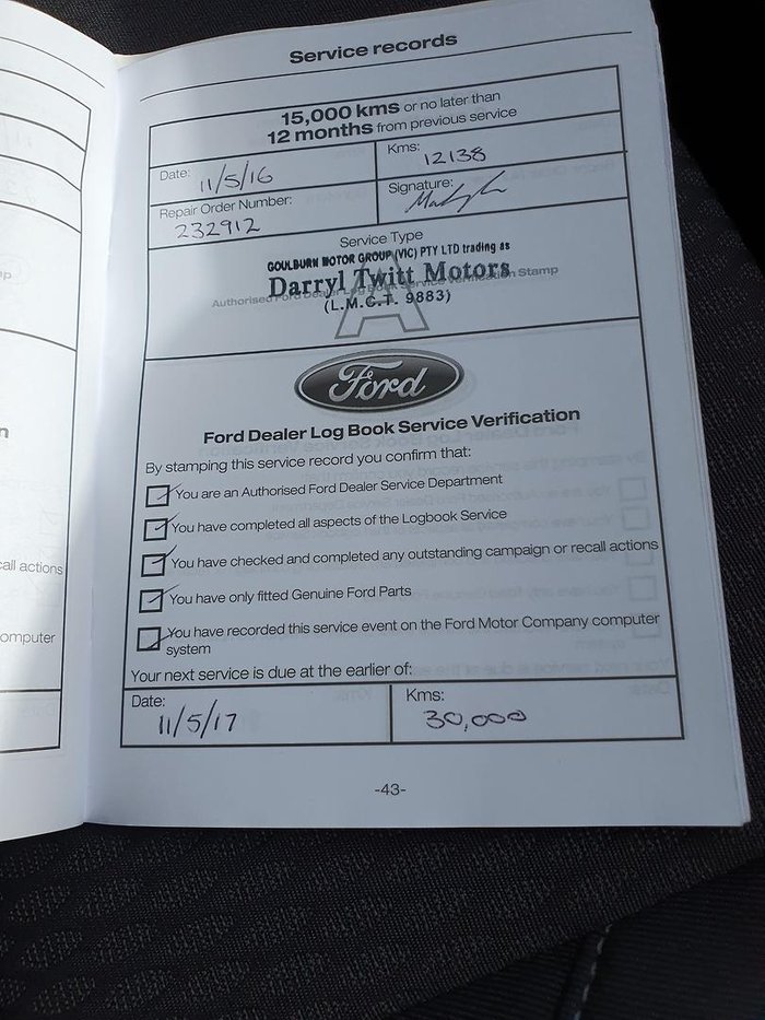 2015 Ford Focus Trend LW MKII MY14 Candy Red