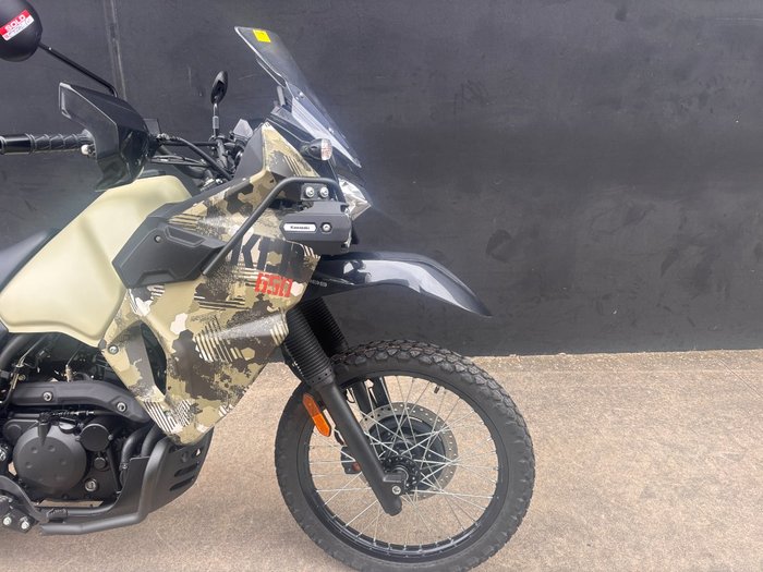 2025 Kawasaki KLR650 (KL650) ADVENTURE CYPHER CAMO GRAY