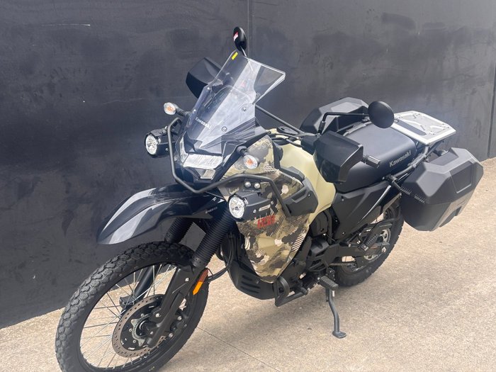 2025 Kawasaki KLR650 (KL650) ADVENTURE CYPHER CAMO GRAY