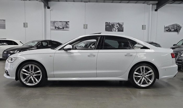 2015 Audi A6 S Line C7 MY16 Glacier White