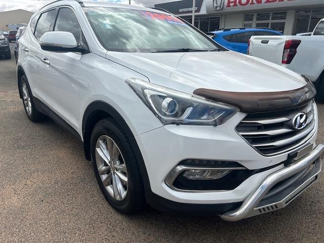 2017 Hyundai Santa Fe Elite DM3 Series II MY17 4X4 On Demand Pure White