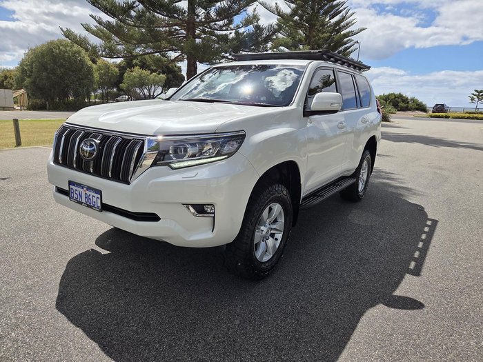 2020 Toyota Landcruiser Prado GXL GDJ150R 4X4 Dual Range White