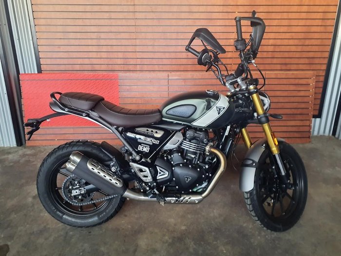 2025 Triumph Scrambler 400 X Scrambler White