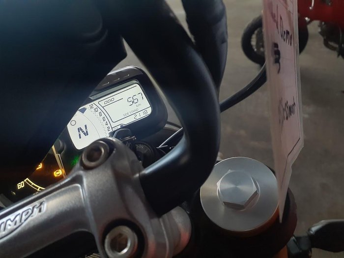 2025 Triumph Scrambler 400 X Scrambler White