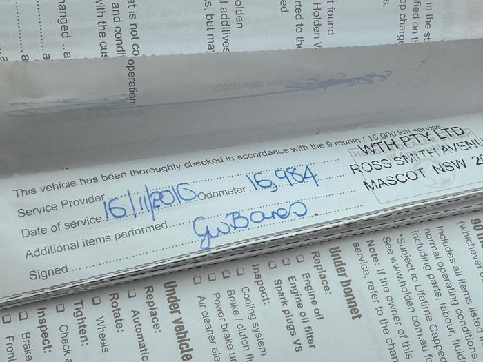 2016 Holden Commodore SV6