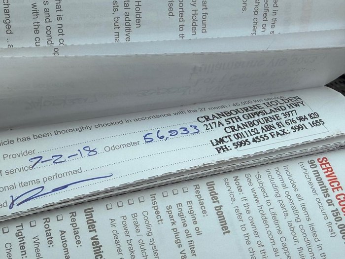 2016 Holden Commodore SV6