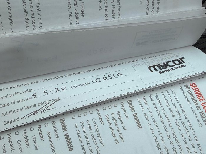 2016 Holden Commodore SV6