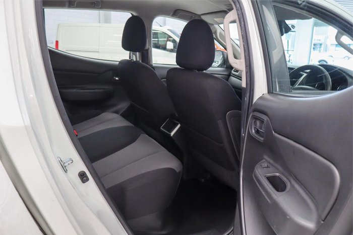 2019 Mitsubishi Triton GLX+ MR MY19 4X4 Dual Range White