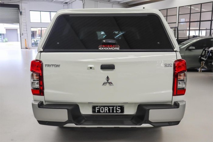 2019 Mitsubishi Triton GLX+ MR MY19 4X4 Dual Range White