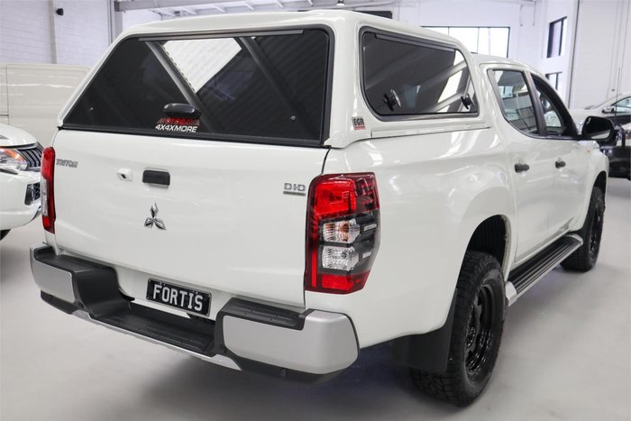2019 Mitsubishi Triton GLX+ MR MY19 4X4 Dual Range White