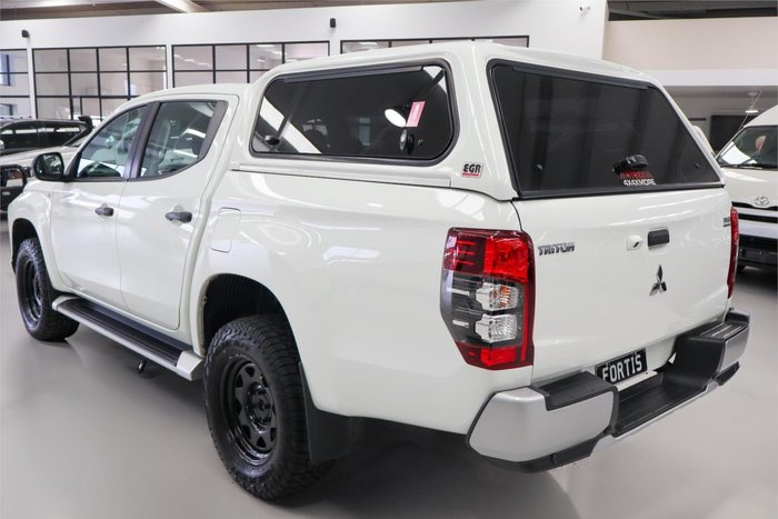 2019 Mitsubishi Triton GLX+ MR MY19 4X4 Dual Range White