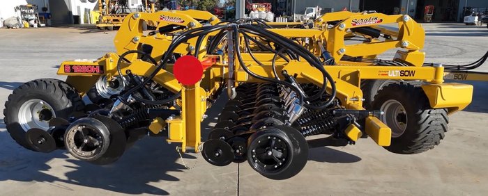 0 SERAFIN ULTISOW S1260 CENTRE ONLY HI LIFT SINGLE DISC SEEDER YELLOW