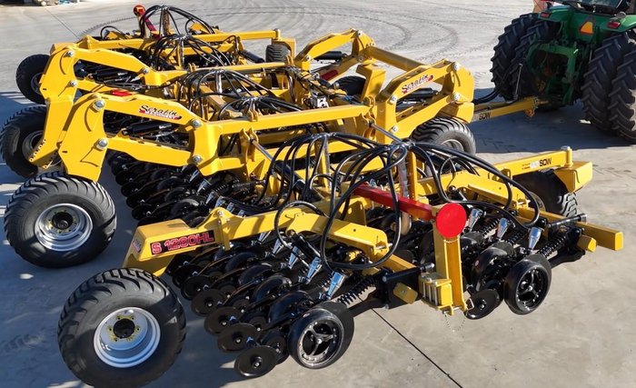 0 SERAFIN ULTISOW S1260 CENTRE ONLY HI LIFT SINGLE DISC SEEDER YELLOW