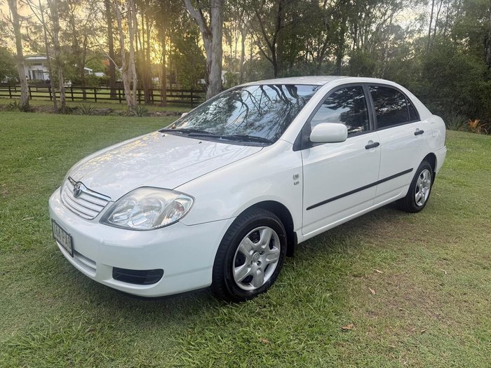 2007 Toyota Corolla Ascent ZZE122R Glacier White