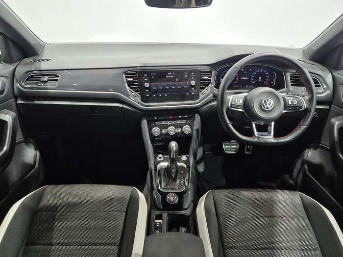 2021 Volkswagen T-Roc 140TSI Sport A11 MY22 Four Wheel Drive Pure White