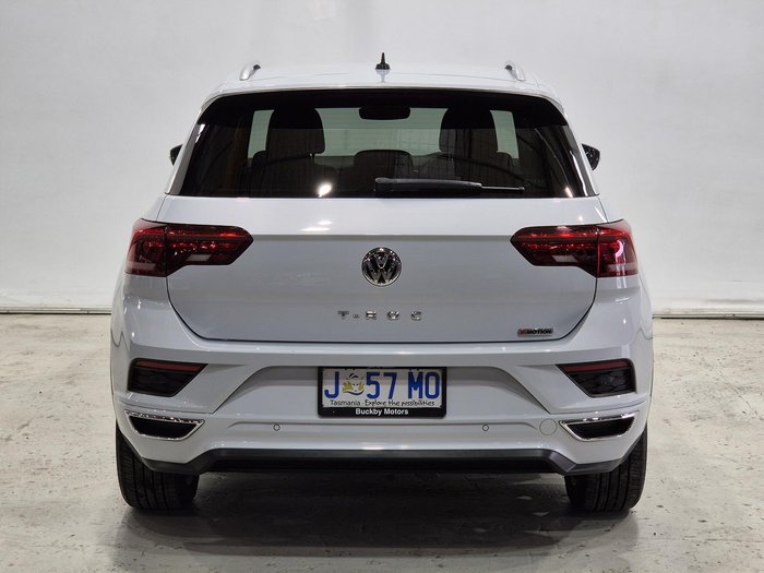 2021 Volkswagen T-Roc 140TSI Sport A11 MY22 Four Wheel Drive Pure White
