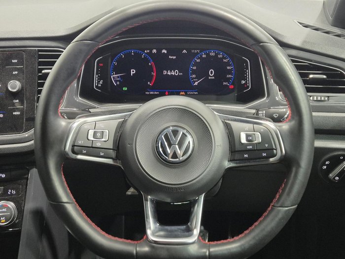 2021 Volkswagen T-Roc 140TSI Sport A11 MY22 Four Wheel Drive Pure White