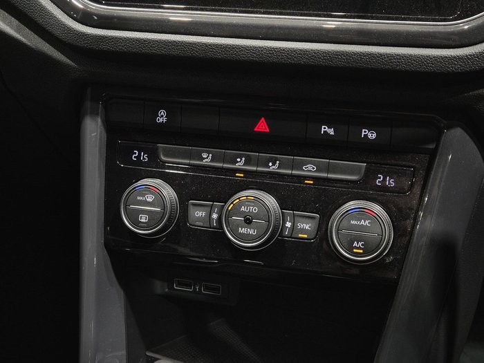 2021 Volkswagen T-Roc 140TSI Sport A11 MY22 Four Wheel Drive Pure White