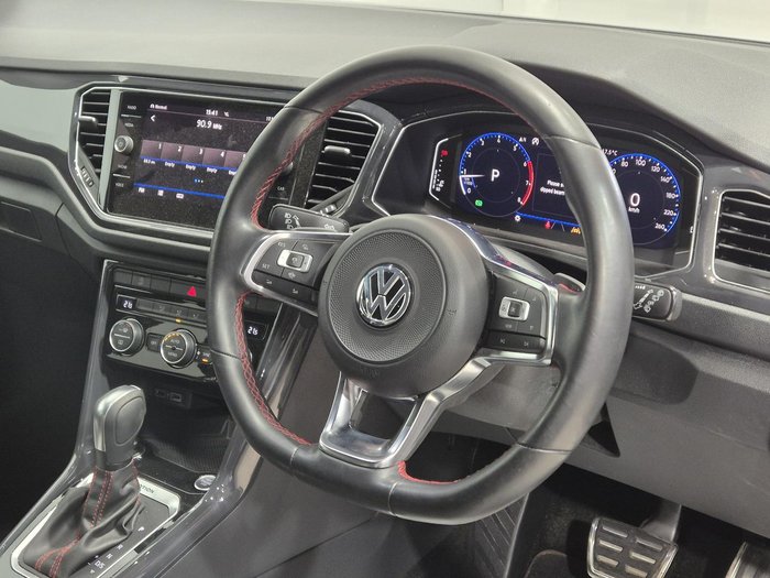 2021 Volkswagen T-Roc 140TSI Sport A11 MY22 Four Wheel Drive Pure White