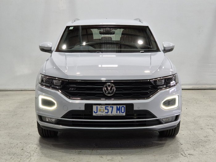 2021 Volkswagen T-Roc 140TSI Sport A11 MY22 Four Wheel Drive Pure White