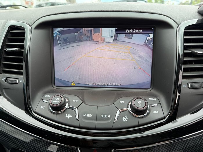 2016 Holden Commodore SV6 Black VF Series II MY16 Heron White