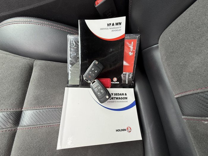 2016 Holden Commodore SV6 Black VF Series II MY16 Heron White
