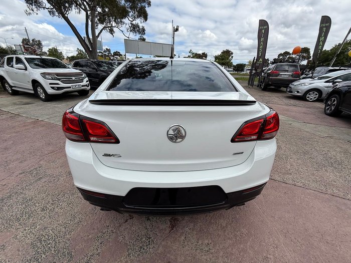 2016 Holden Commodore SV6 Black VF Series II MY16 Heron White