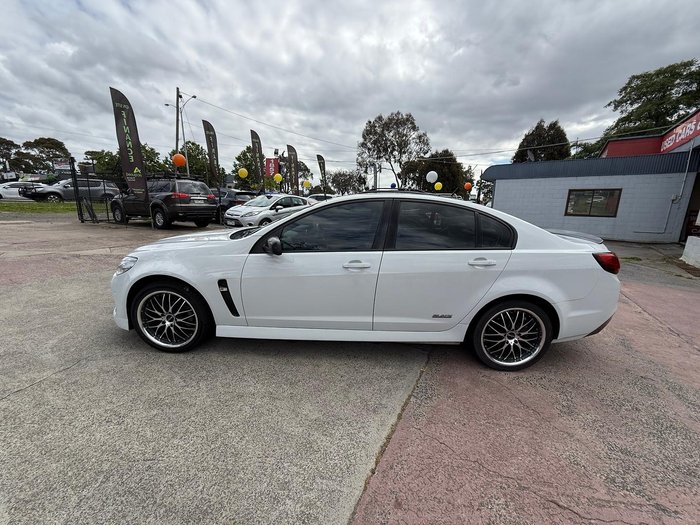 2016 Holden Commodore SV6 Black VF Series II MY16 Heron White