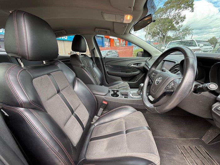 2016 Holden Commodore SV6 Black VF Series II MY16 Heron White