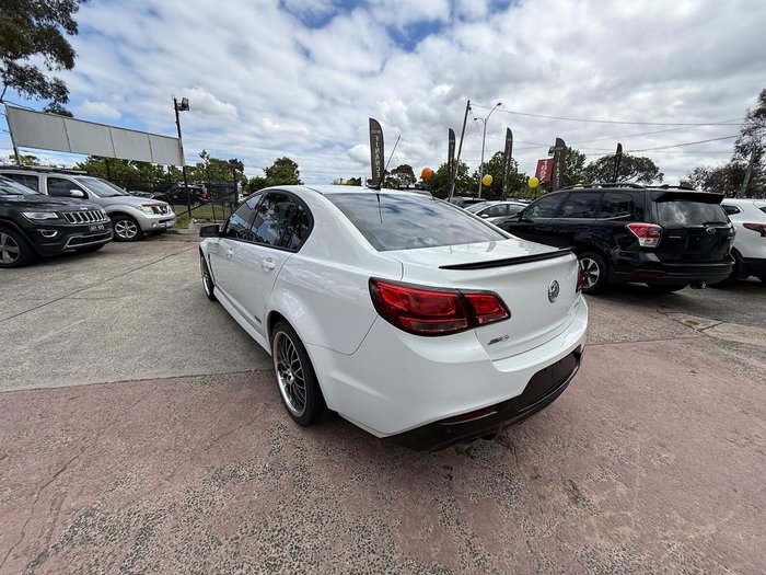 2016 Holden Commodore SV6 Black VF Series II MY16 Heron White