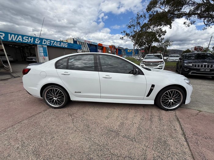 2016 Holden Commodore SV6 Black VF Series II MY16 Heron White