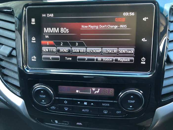 2016 Mitsubishi Triton GLS MQ MY17 4X4 Dual Range Black