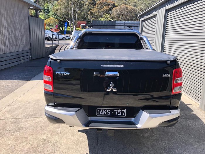 2016 Mitsubishi Triton GLS MQ MY17 4X4 Dual Range Black