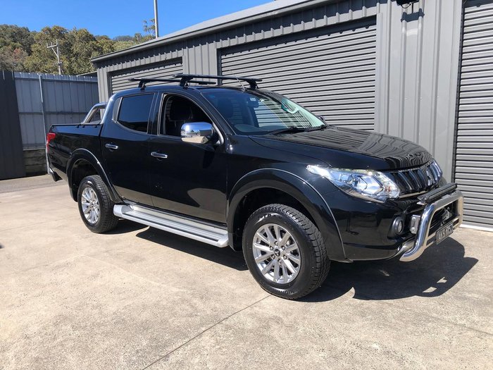 2016 Mitsubishi Triton GLS MQ MY17 4X4 Dual Range Black