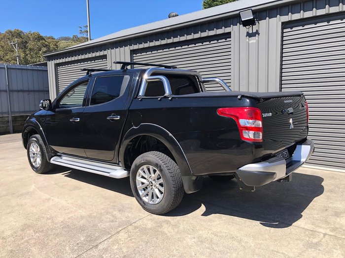 2016 Mitsubishi Triton GLS MQ MY17 4X4 Dual Range Black