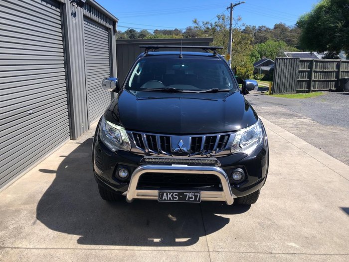 2016 Mitsubishi Triton GLS MQ MY17 4X4 Dual Range Black