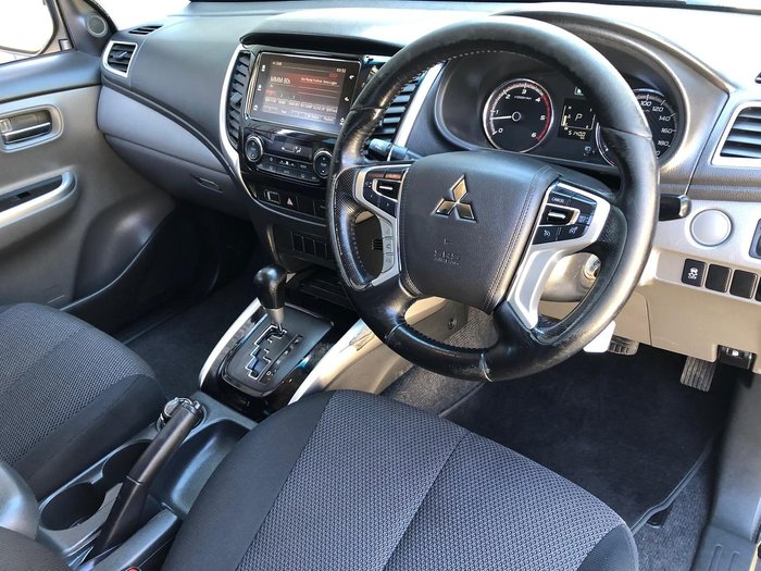 2016 Mitsubishi Triton GLS MQ MY17 4X4 Dual Range Black