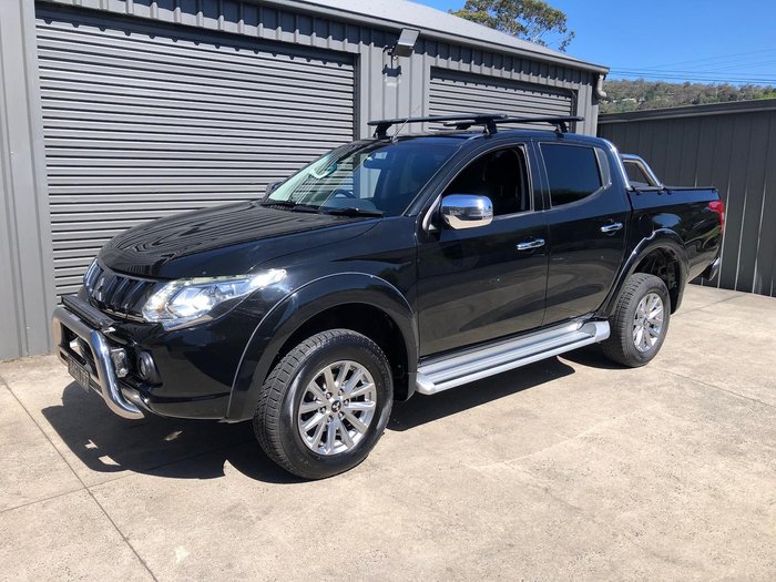 2016 Mitsubishi Triton GLS MQ MY17 4X4 Dual Range Black